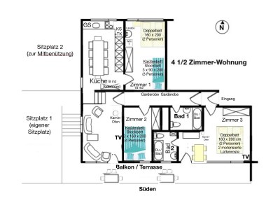 Holiday apartment "Hockenhorn 4 two families" - Features photo 20
