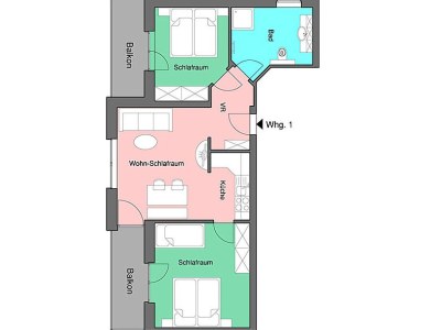 Apartment 1 am Faaker See - Karglhof - Südblick - Document photo 23